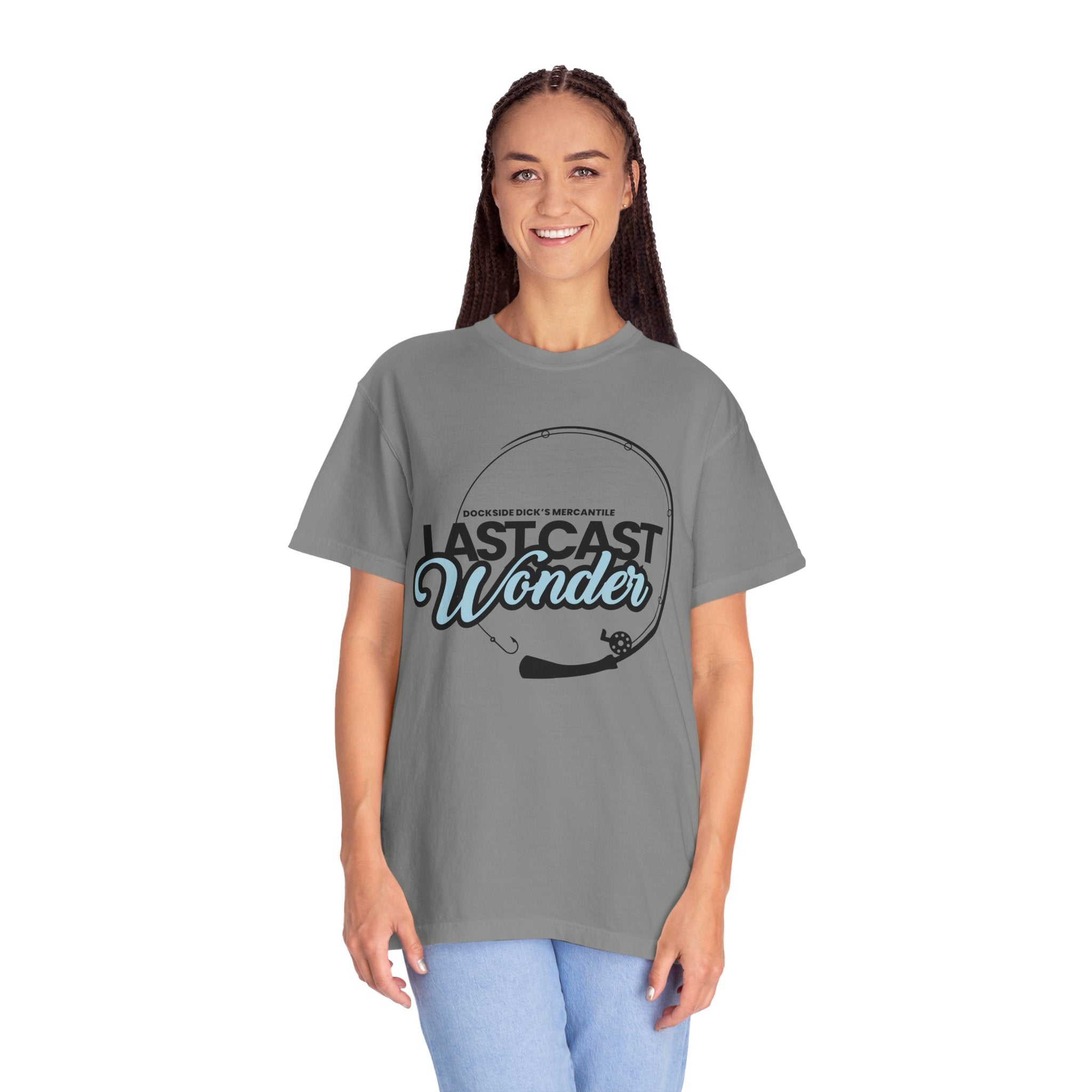Last cast wonder tee brings premium comfort and a humble brag about your last cast