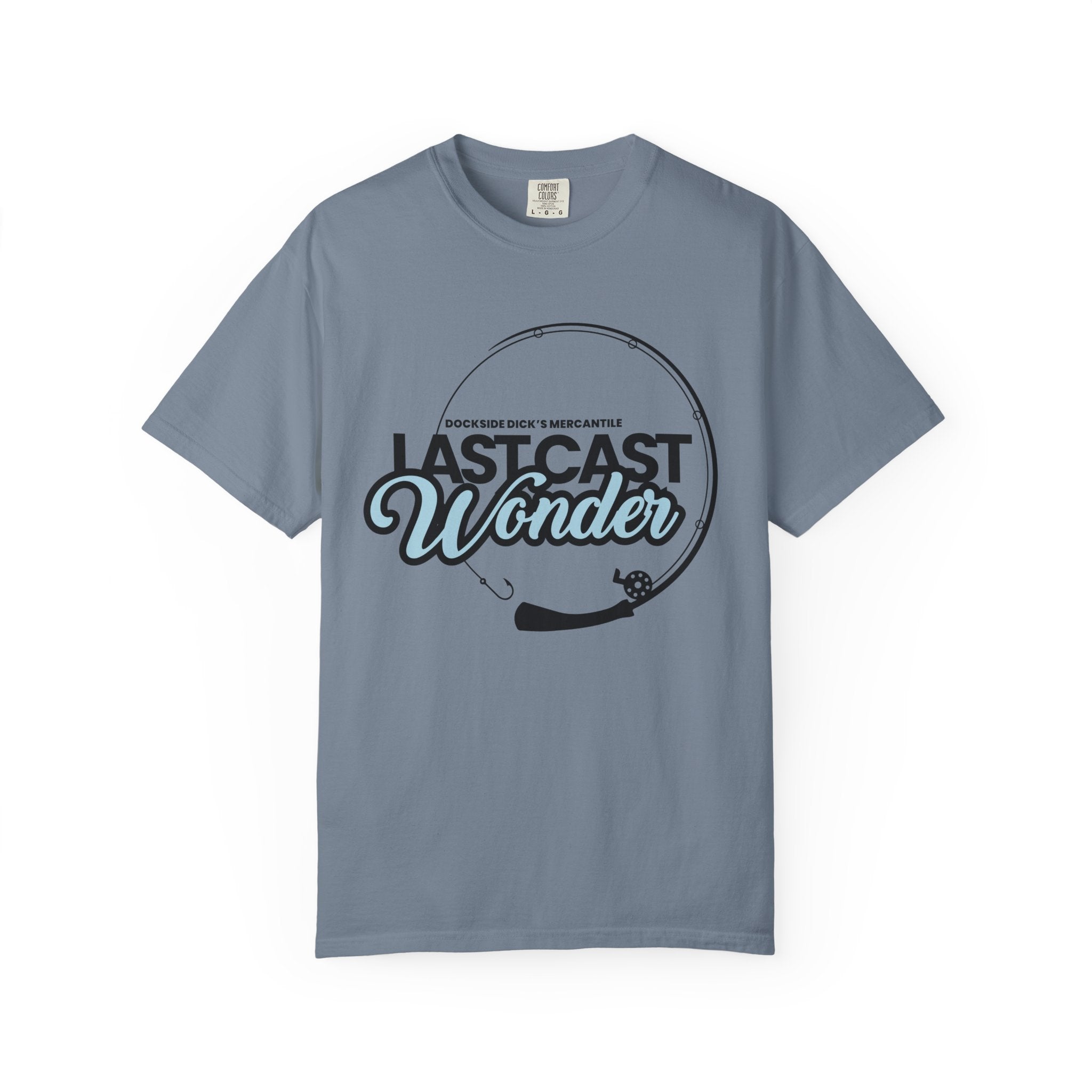 Last cast wonder tee brings premium comfort and a humble brag about your last cast