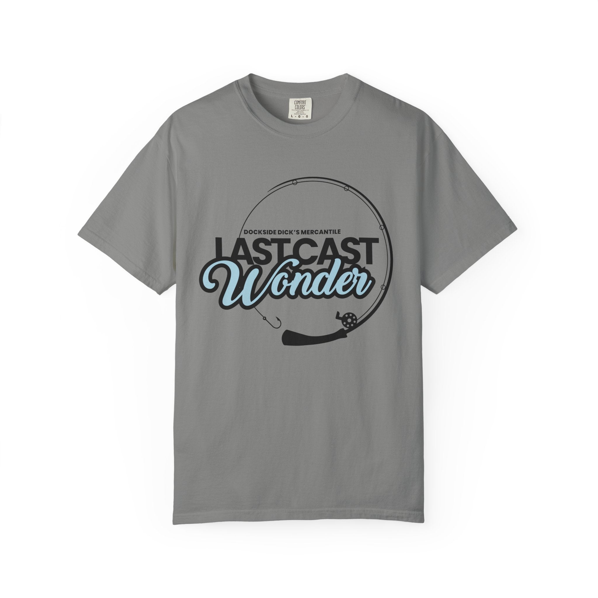 Last cast wonder tee brings premium comfort and a humble brag about your last cast