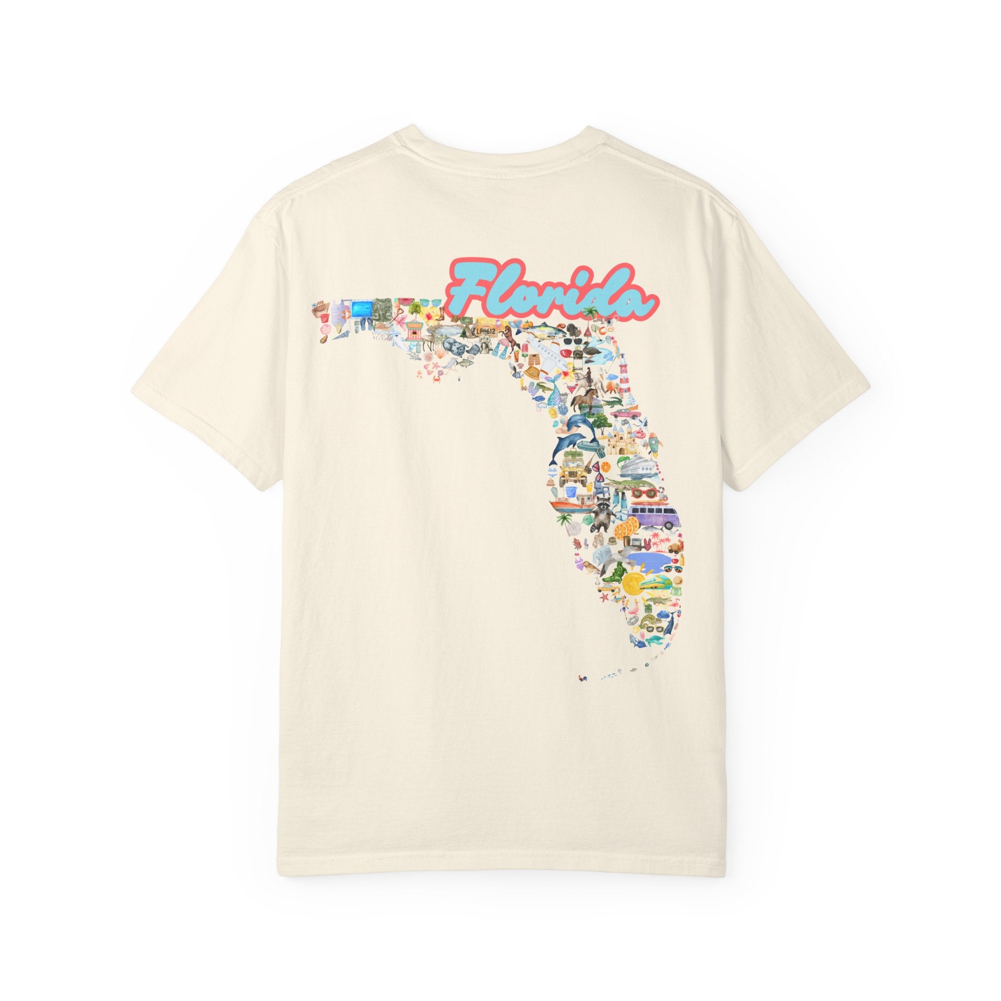 Florida Vintage Map Find Dockside D Tee
