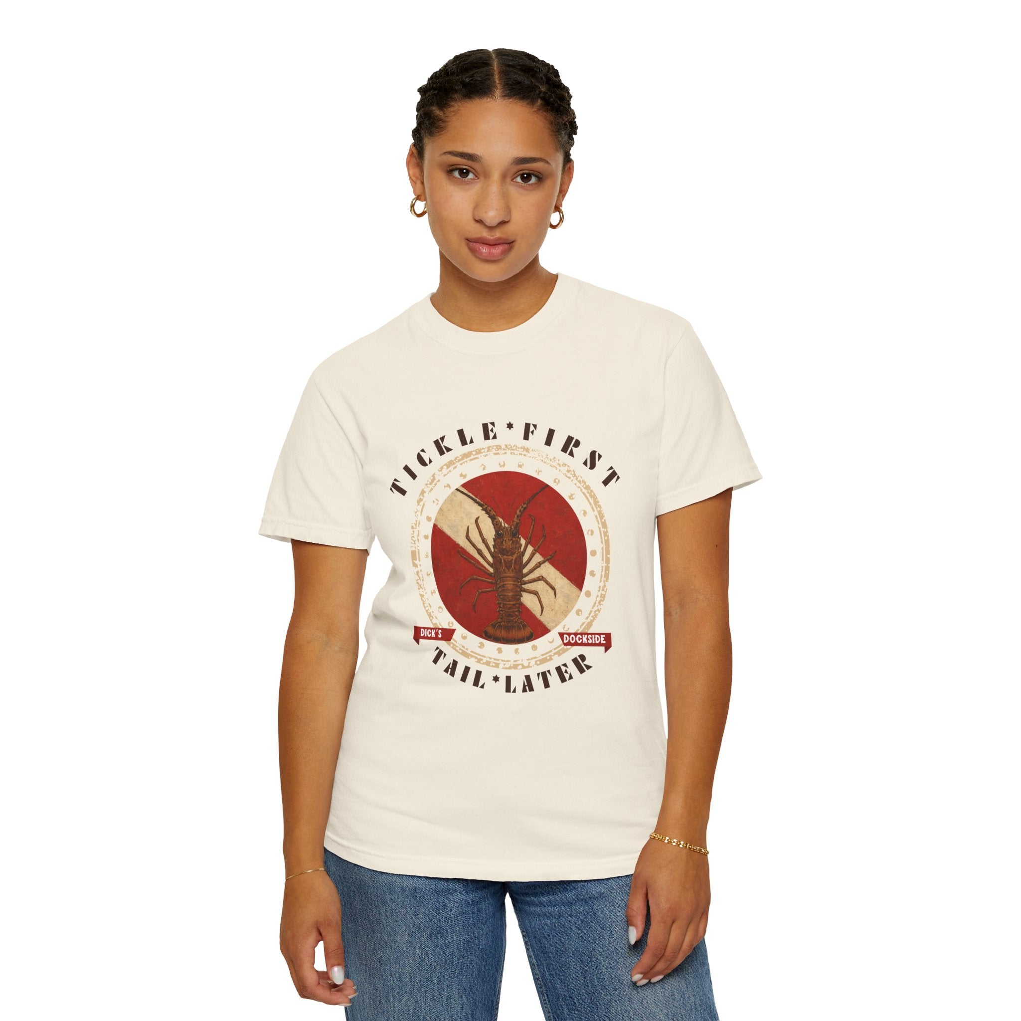 Tickle First Tail Later T-Shirt | Unisex | Comfort Colors