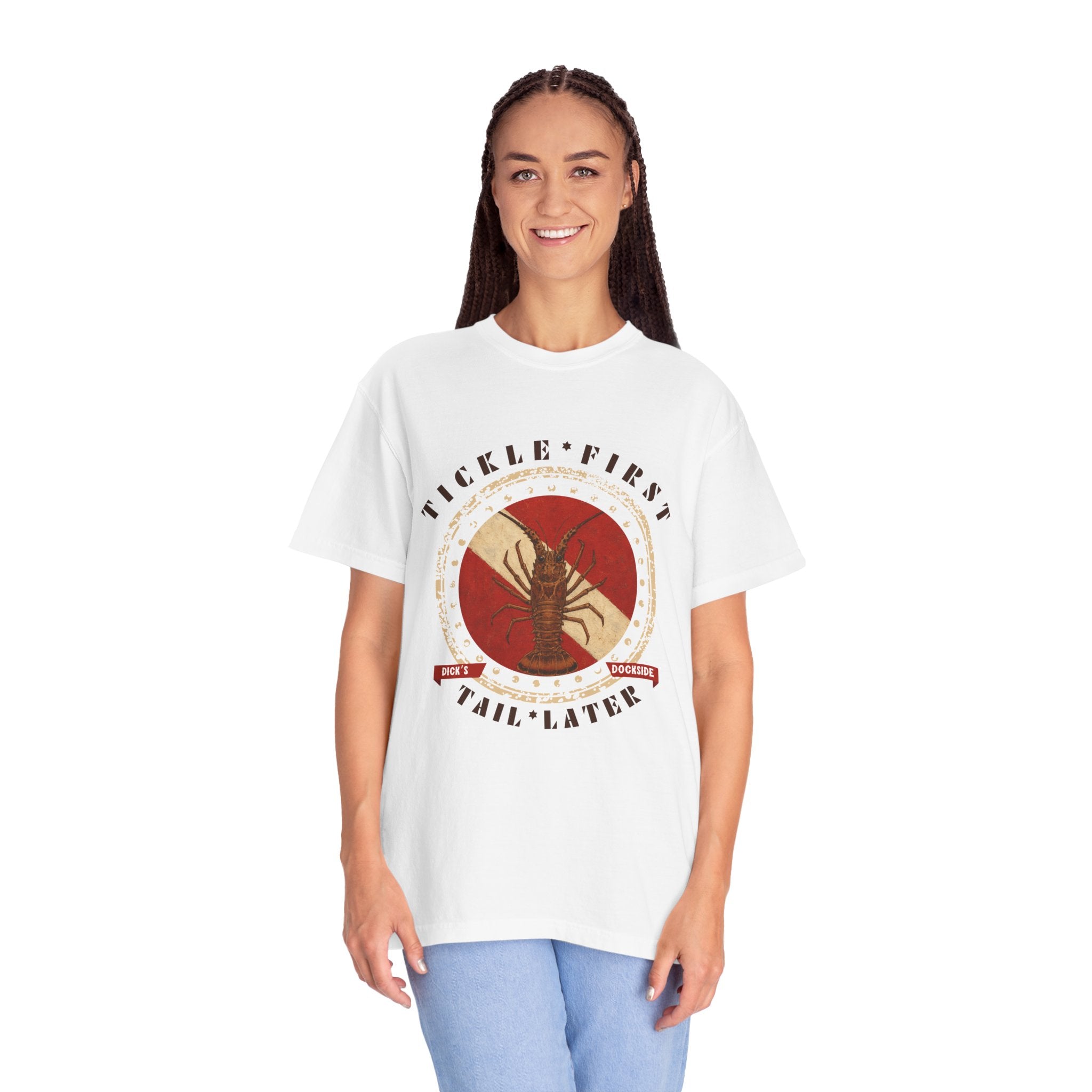 Tickle First Tail Later T-Shirt | Unisex | Comfort Colors