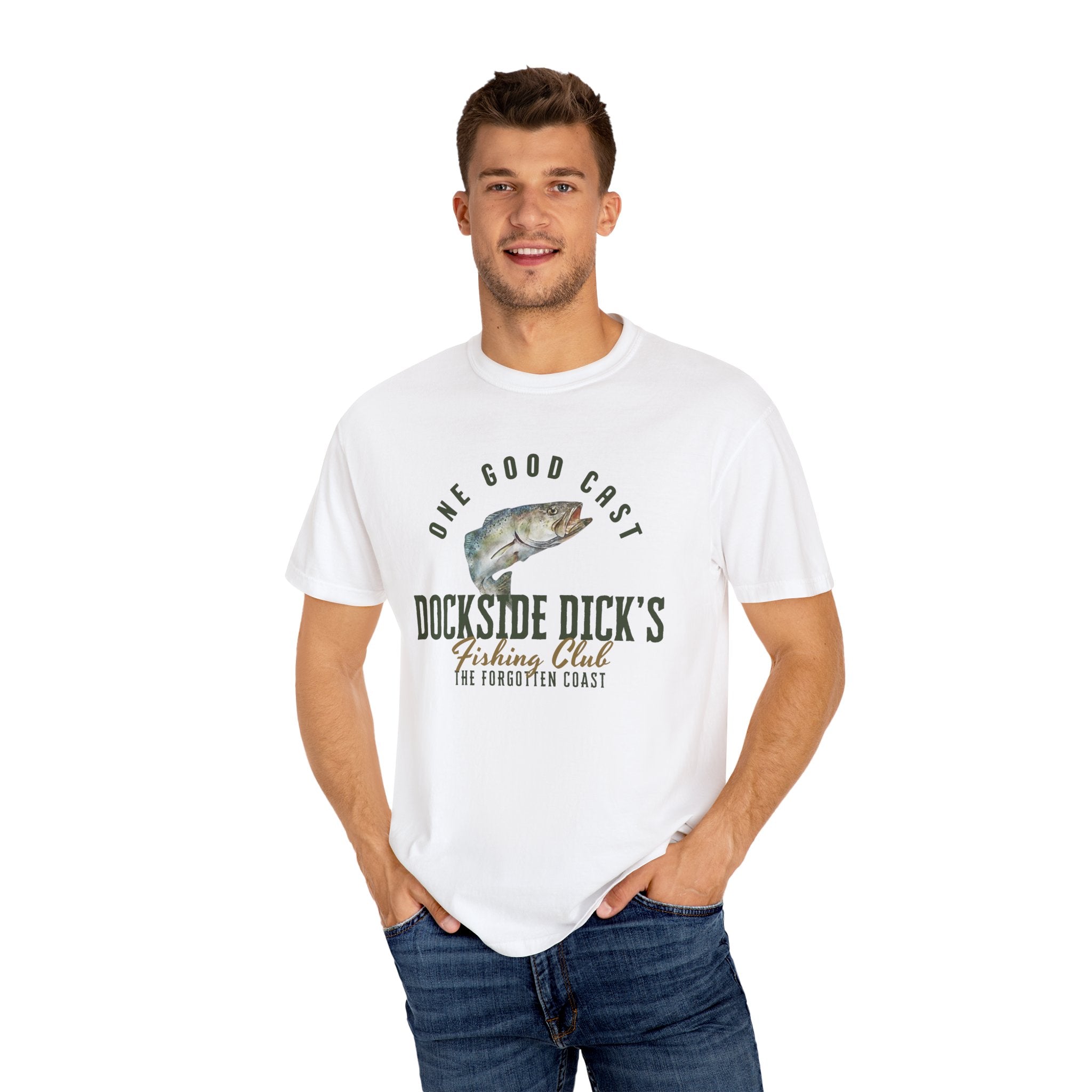 Dockside Dick's Fishing Club Tee | Unisex | Comfort Colors