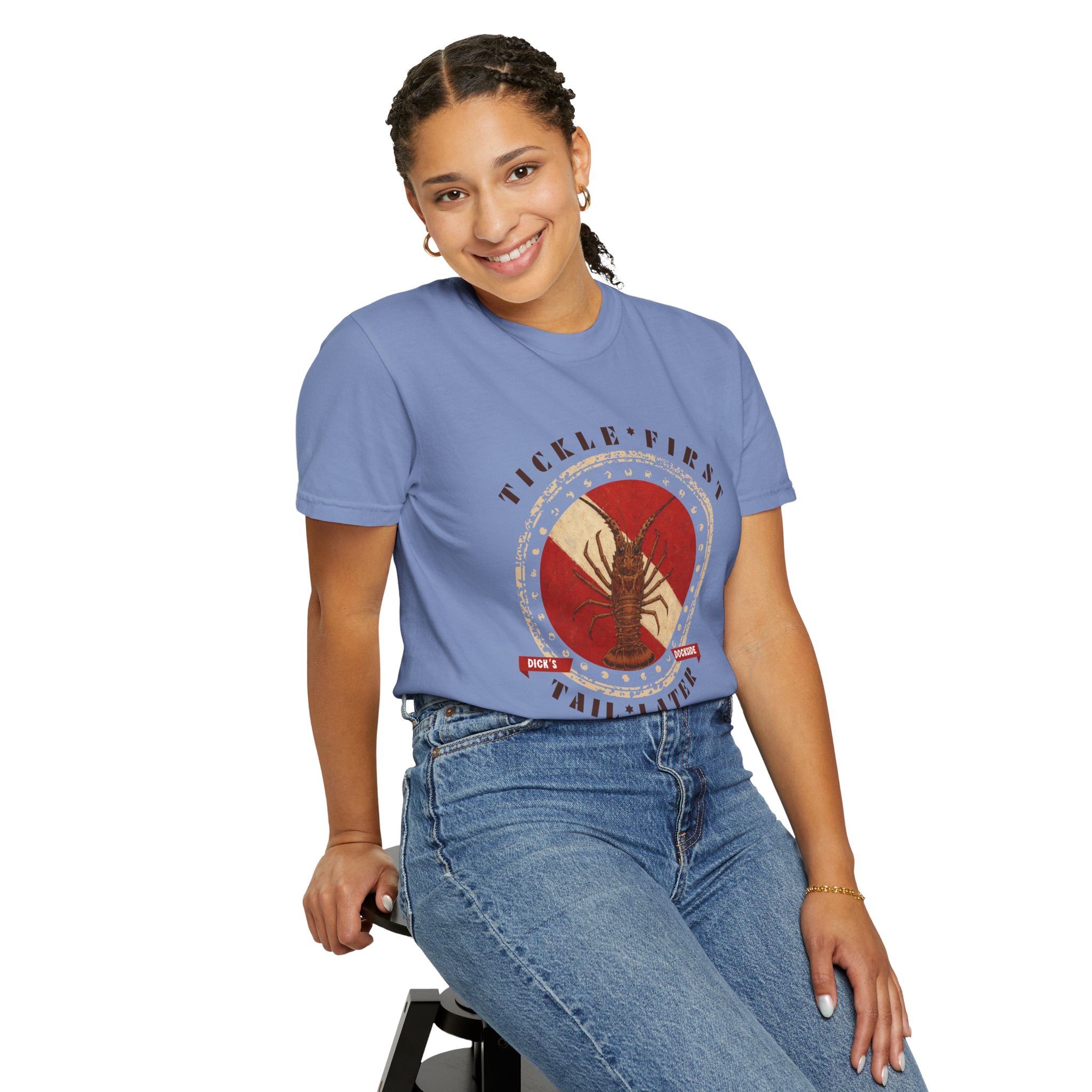 Tickle First Tail Later T-Shirt | Unisex | Comfort Colors