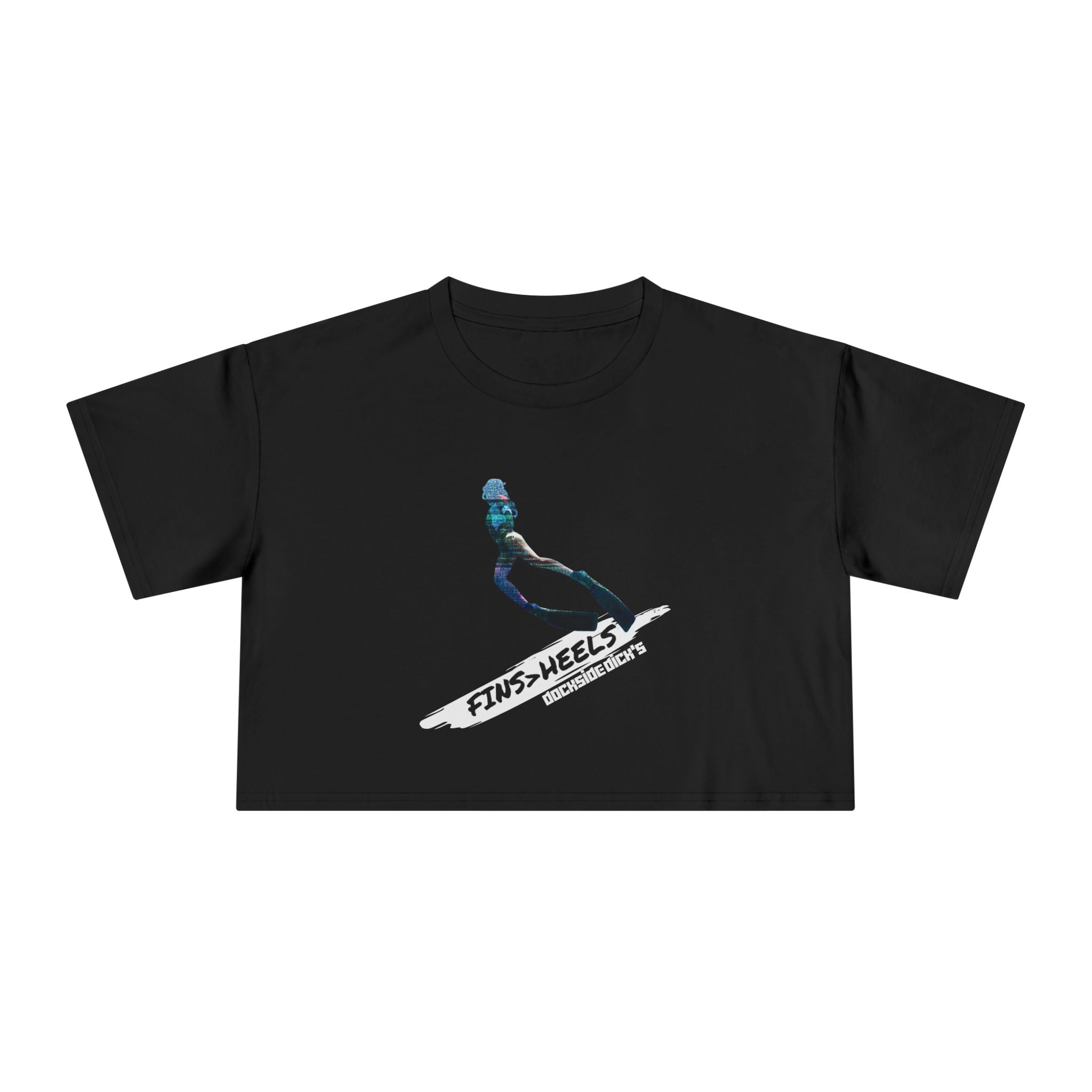 Fins > Heels Women's Crop Tee