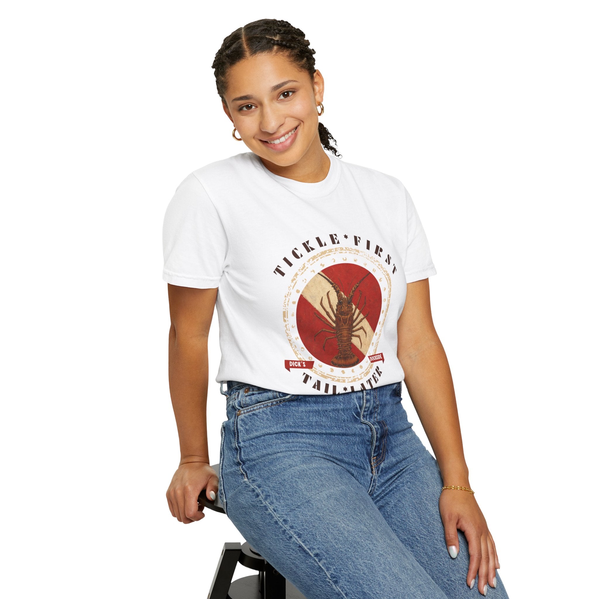 Tickle First Tail Later T-Shirt | Unisex | Comfort Colors