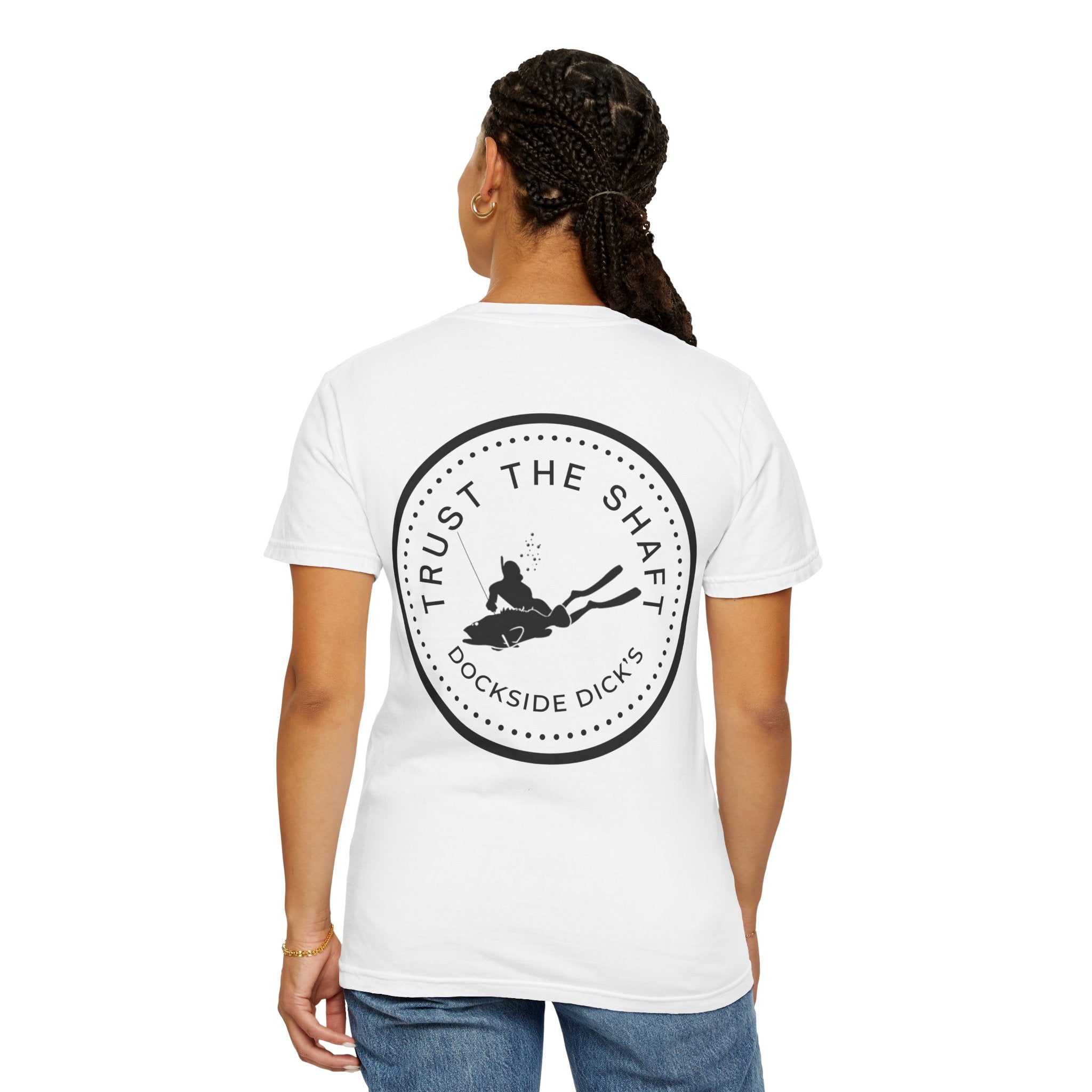 Trust the Shaft Spear Fishing T-Shirt | Unisex | Comfort Colors