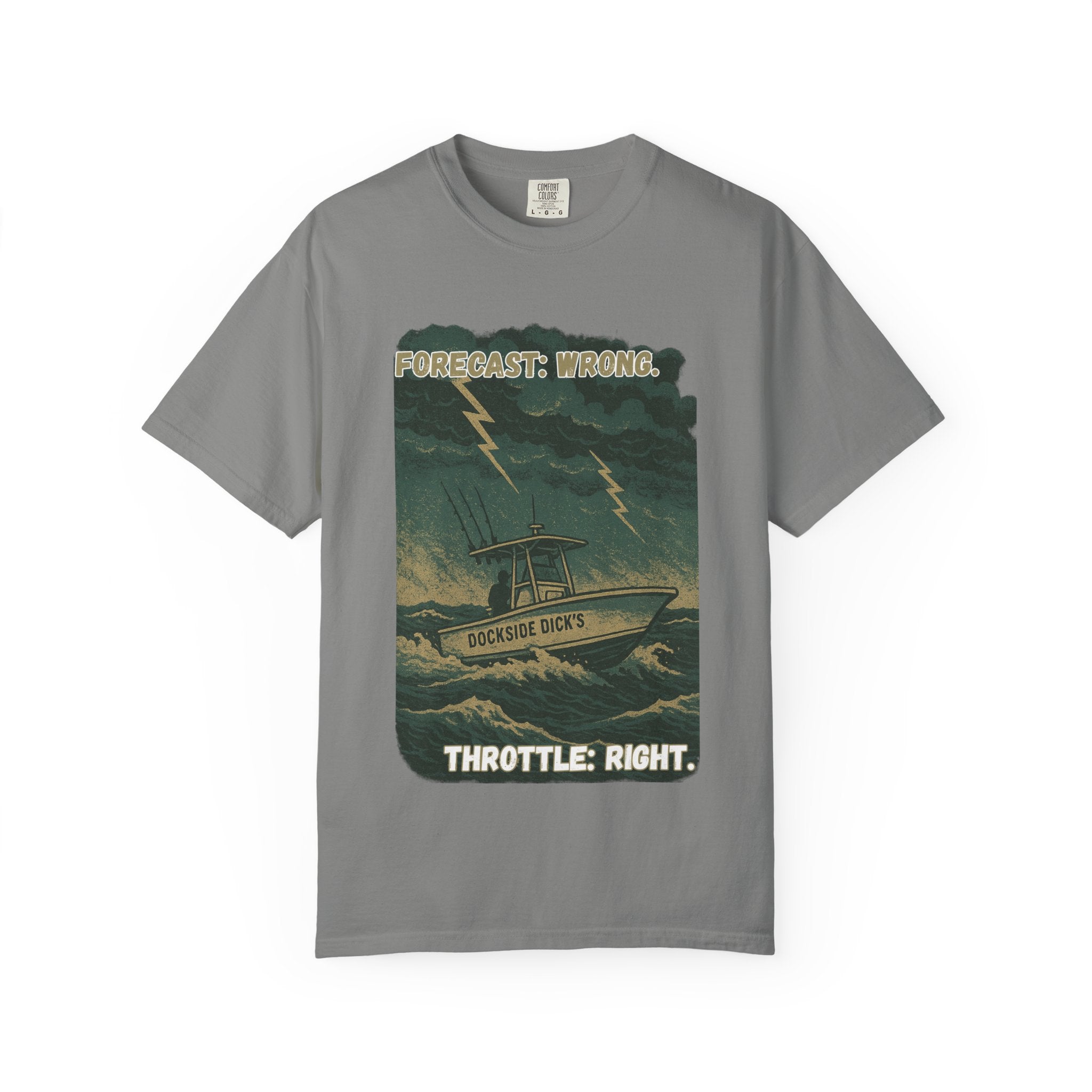 Forecast Wrong Throttle Right Tee | Unisex | Comfort Colors