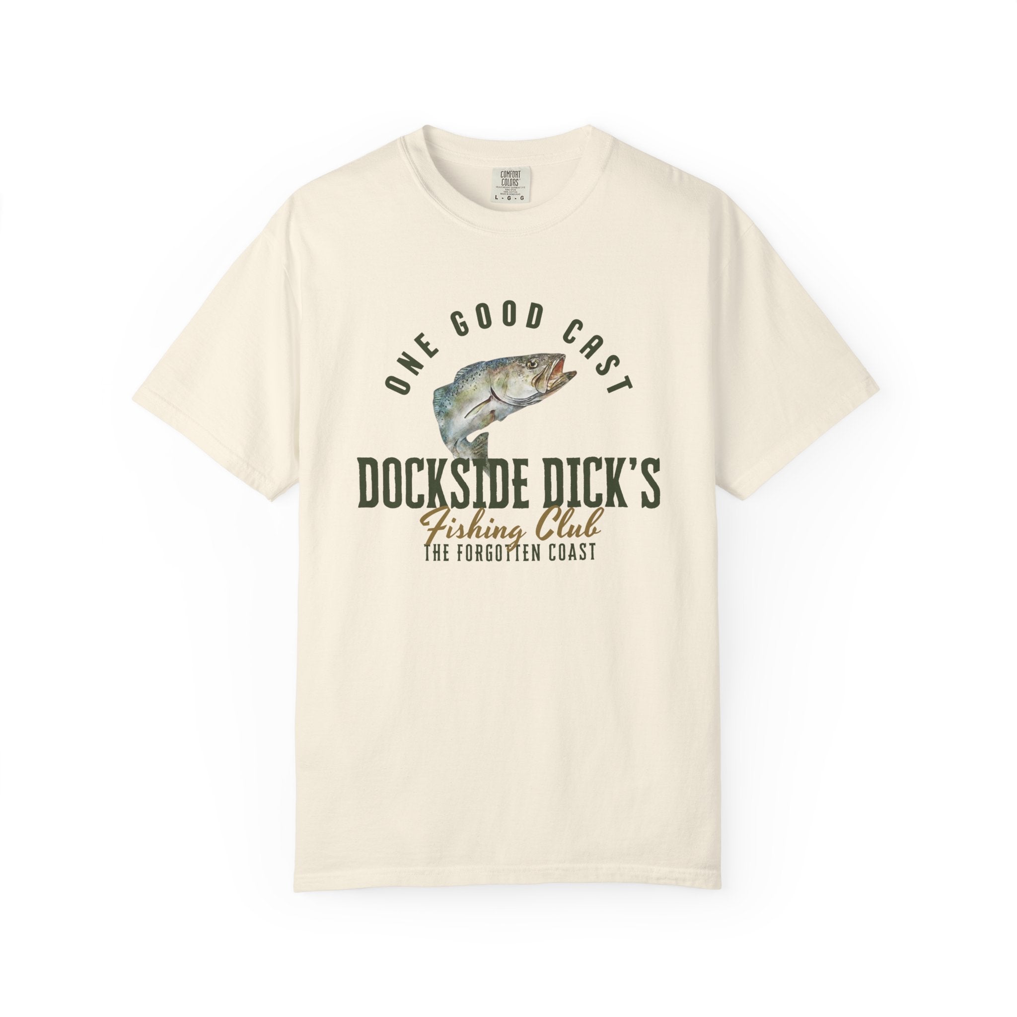 Dockside Dick's Fishing Club Tee | Unisex | Comfort Colors