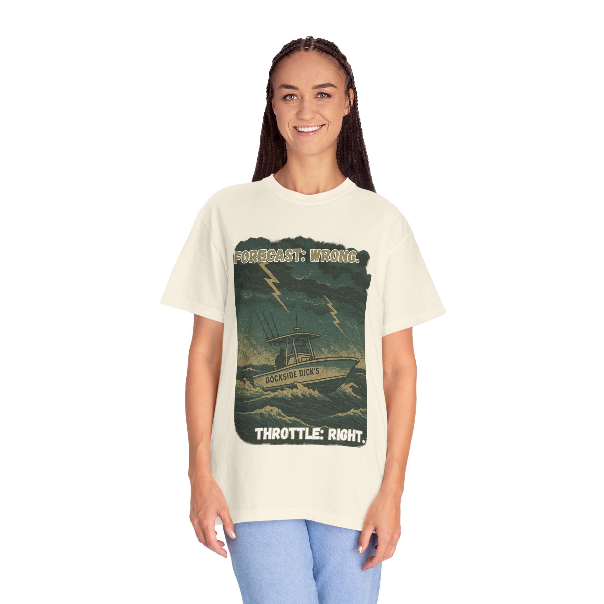 Forecast Wrong Throttle Right Tee | Unisex | Comfort Colors
