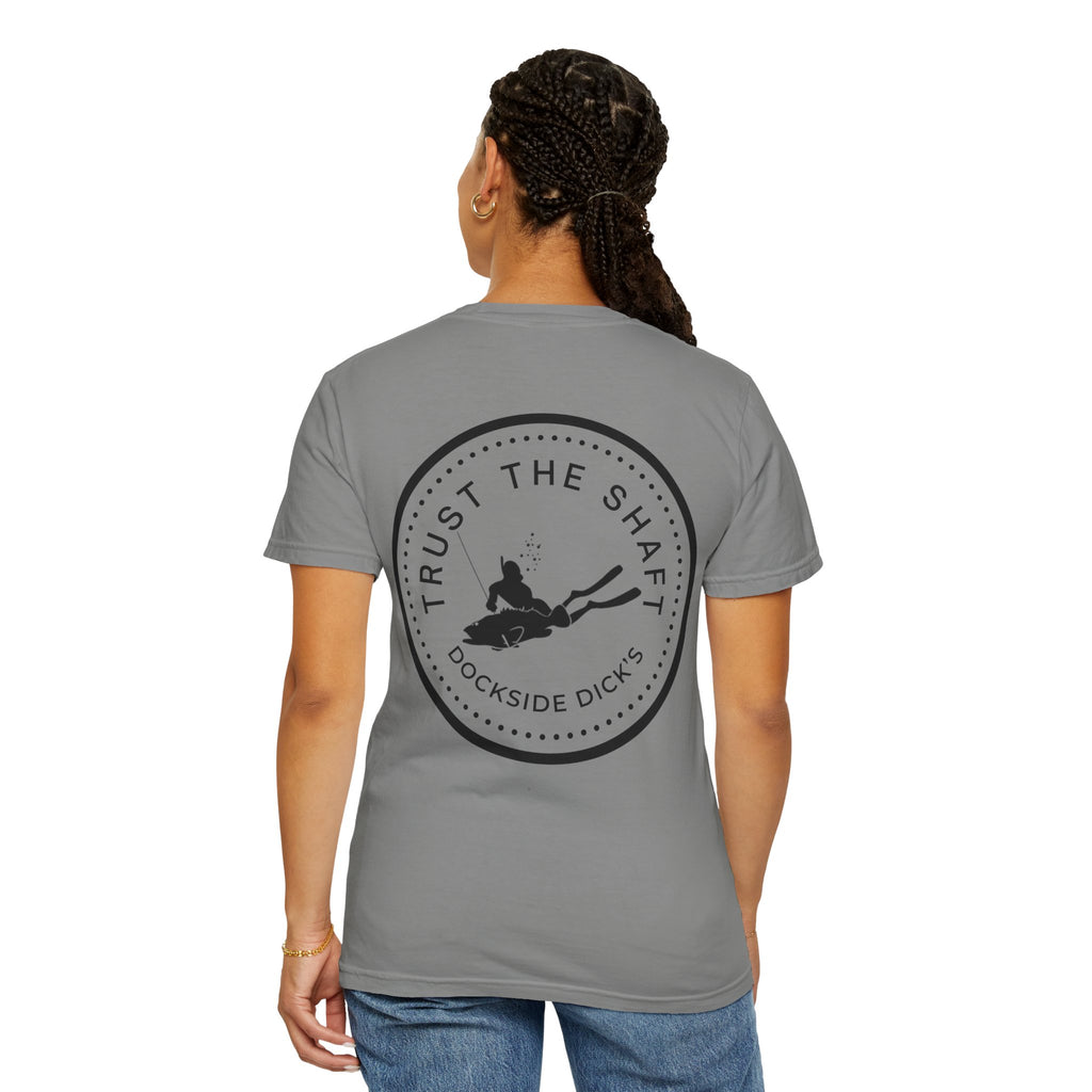 Trust the Shaft Spear Fishing T-Shirt | Unisex | Comfort Colors