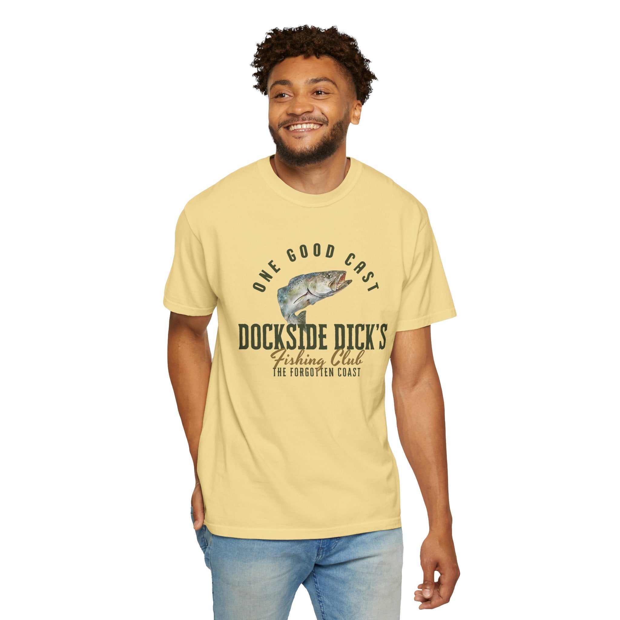 Dockside Dick's Fishing Club Tee | Unisex | Comfort Colors