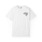 Keys to Happiness fishing t-shirt by Dockside Ds Mercantile – unisex Comfort Colors tee with vintage Florida Keys design - front